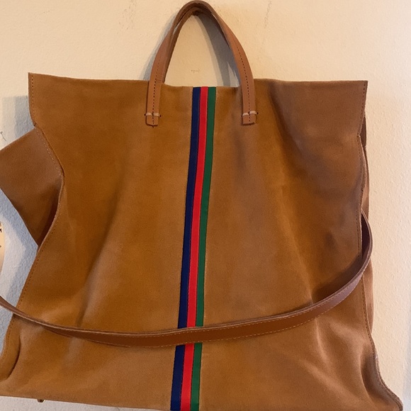 - Clare V. Simple Stripe Suede Tote
CLARE V. - Picture 11 of 17